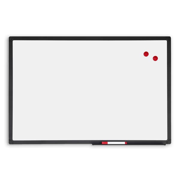 Whiteboard med sort ramme 80x110 cm - Magnetisk