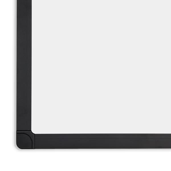 Whiteboard med sort ramme 80x110 cm - Magnetisk