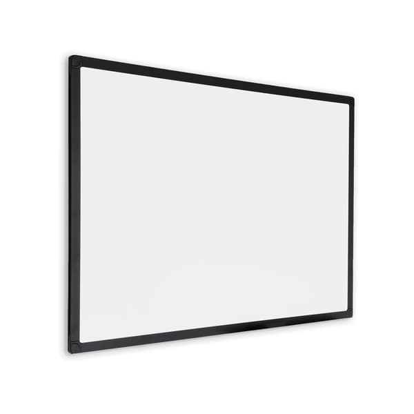 Whiteboard med sort ramme 90x120 cm - Magnetisk