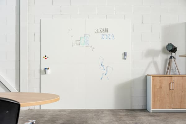 Skin Whiteboard 100x100 cm PRO - Polyester belægning