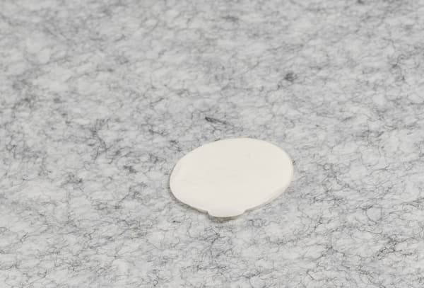 Akustinen kattopaneeli PET-huopa - Pyöreä - Ø120 cm - Vaaleanharmaa