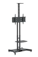 HAGOR HP Twin Stand cart - for LCD display / camera - black Sort