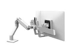HX DESK SINGLE MONITORARM WHITE/42IN 9-19KG TILT 75 MIS-D 10Y W Hvit