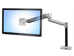LX HD SIT-STAND DESK MOUNT POL/46IN 6.4-13.6KG LIFT50 MIS-D/EF