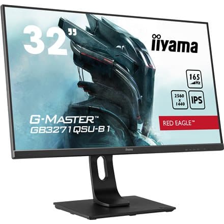 iiyama G-MASTER GB3271QSU-B1 computer monitor 80 cm (31.5") 2560 x 1440 pixels Wide Quad HD LED Black Sort