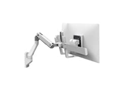 HX WALLMOUNT DUAL MONITOR ARM/32IN 7.9KG LIFT29 MISD WHITE 10Y Hvit