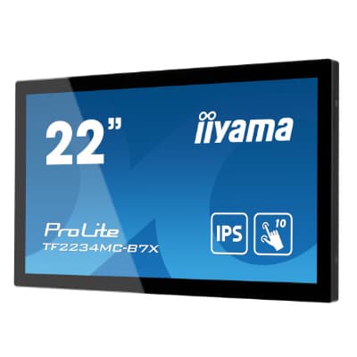 Iiyama Touch-Display ProLite TF2234MC-B7X - 55.9 cm (22") - 1920 x 1080 Full HD musta