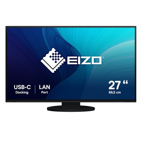 EIZO FlexScan EV2795-BK LED display 68.6 cm (27") 2560 x 1440 pixels Quad HD Black Sort