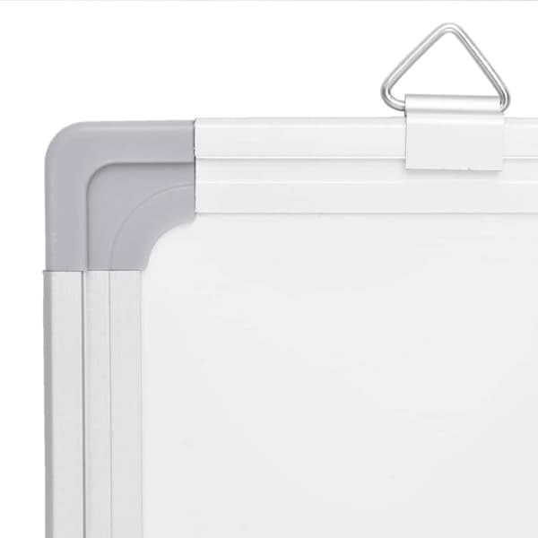 vidaXL magnetisk whiteboard 80x80x1,7 cm foldbart aluminium