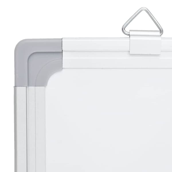 vidaXL magnetisk whiteboard 120x60x1,7 cm foldbart aluminium