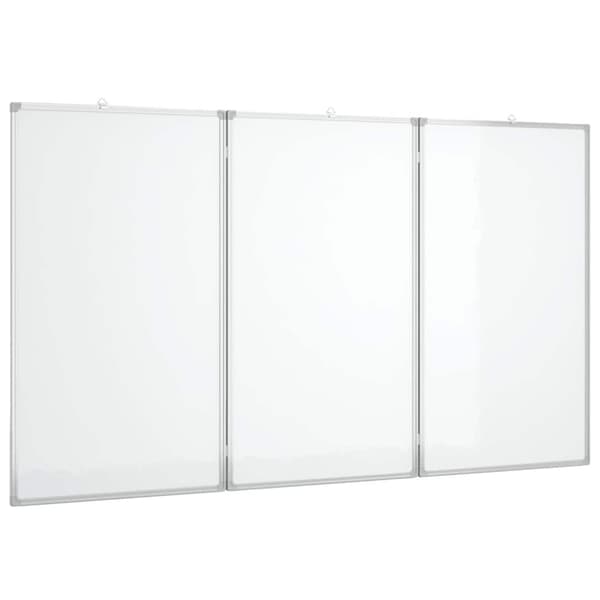 vidaXL Magnetisk tavle sammenleggbar 150x80x1,7 cm aluminium
