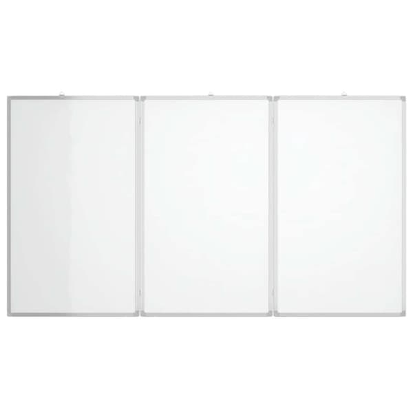 vidaXL Magnetisk tavle sammenleggbar 150x80x1,7 cm aluminium