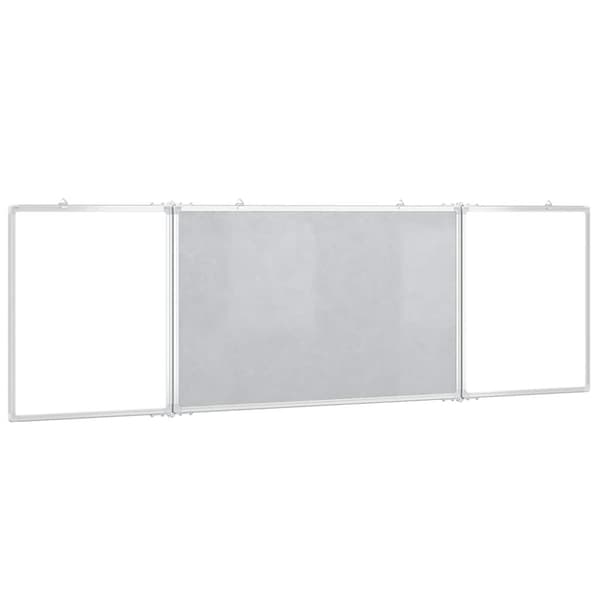 vidaXL Magneettinen taitettava tussitaulu 200x60x1,7 cm cm alumiini