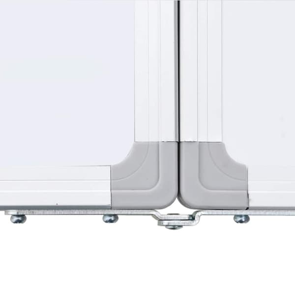 vidaXL Magneettinen taitettava tussitaulu 200x60x1,7 cm cm alumiini