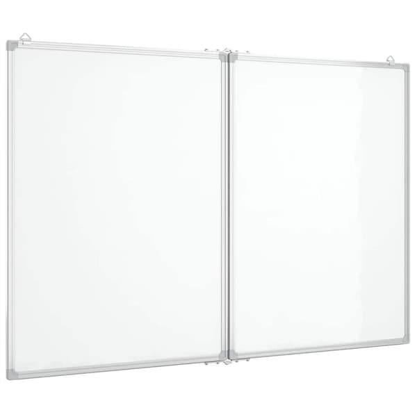 vidaXL Magnetisk tavle sammenleggbar 120x100x1,7 cm aluminium