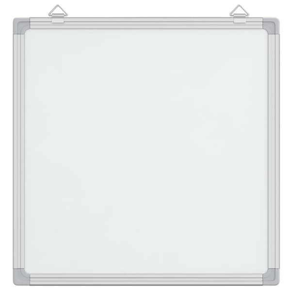 vidaXL Magnetisk tavle 60x60x1,7 cm aluminium