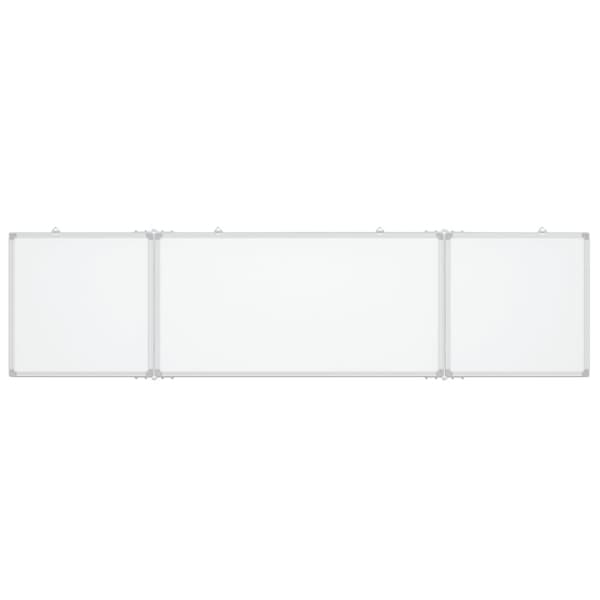 vidaXL Magneettinen taitettava tussitaulu 200x50x1,7 cm cm alumiini