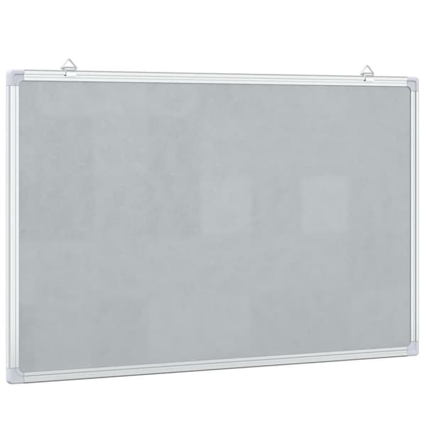 vidaXL Magneettinen tussitaulu 80x50x1,7 cm alumiini