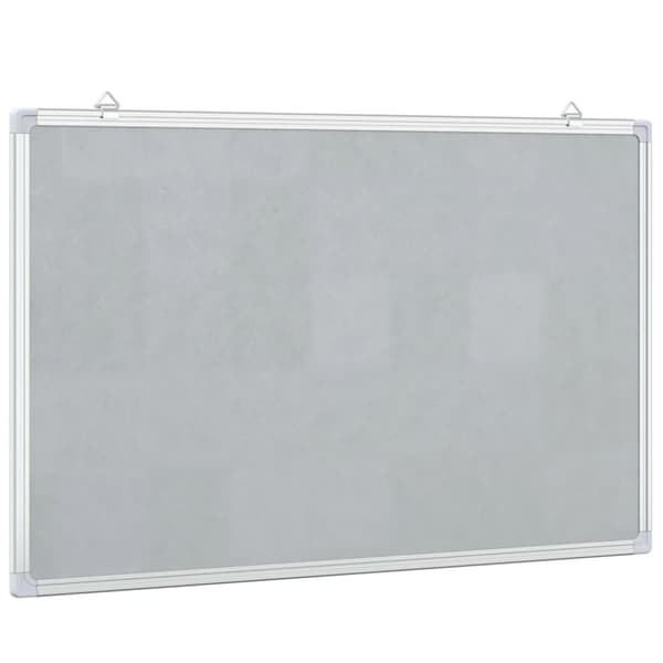 vidaXL Magnetisk tavle 100x60x1,7 cm aluminium