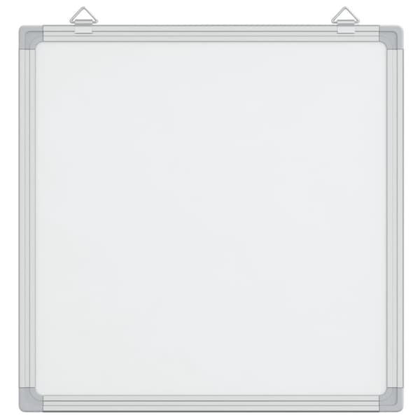 vidaXL Magnetisk tavle 40x40x1,7 cm aluminium