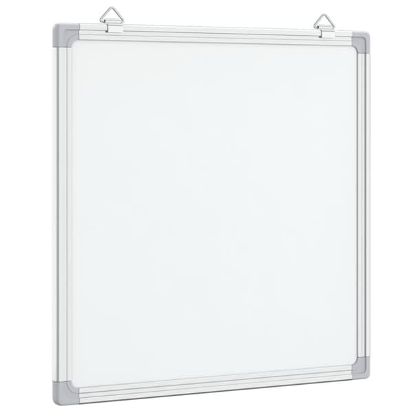 vidaXL magnetisk whiteboard 40x40x1,7 cm aluminium