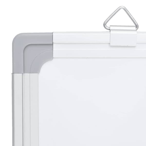 vidaXL magnetisk whiteboard 80x100x1,7 cm foldbart aluminium
