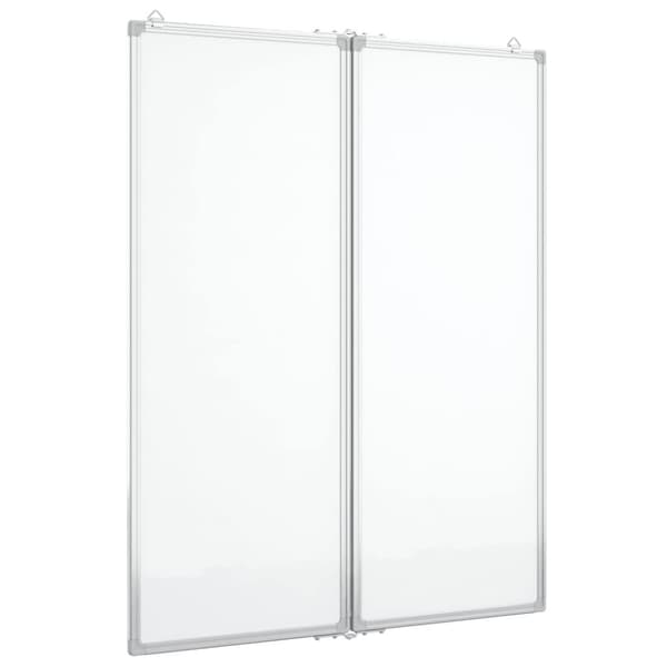 vidaXL Magnetisk tavle sammenleggbar 80x100x1,7 cm aluminium