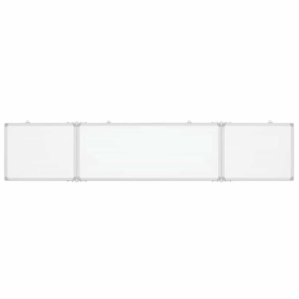 vidaXL Magnetisk tavle sammenleggbar 200x40x1,7 cm aluminium