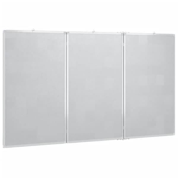 vidaXL Magneettinen taitettava tussitaulu 150x100x1,7 cm cm alumiini
