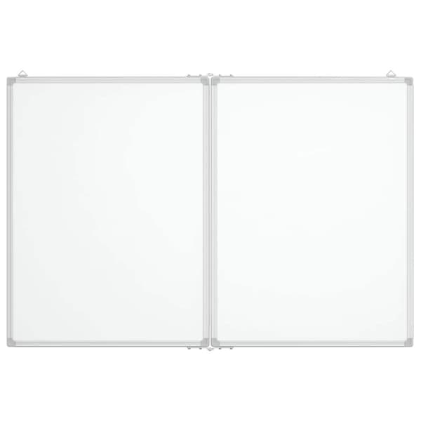 vidaXL Magnetisk tavle sammenleggbar 120x80x1,7 cm aluminium