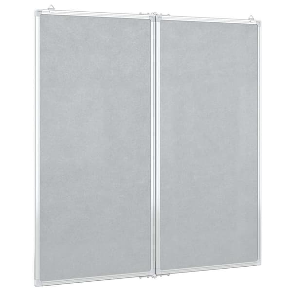 vidaXL Magneettinen taitettava tussitaulu 100x100x1,7 cm cm alumiini