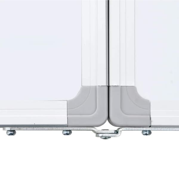 vidaXL Magnetisk tavle sammenleggbar 100x100x1,7 cm aluminium