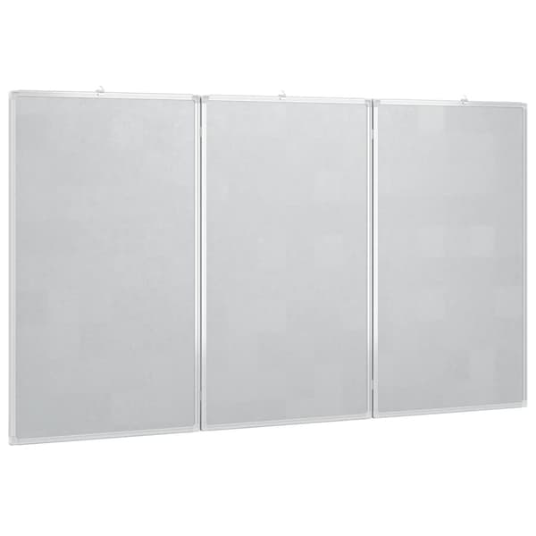 vidaXL Magnetisk tavle sammenleggbar 180x100x1,7 cm aluminium
