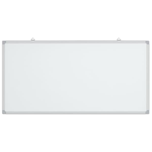 vidaXL magnetisk whiteboard 100x50x1,7 cm aluminium