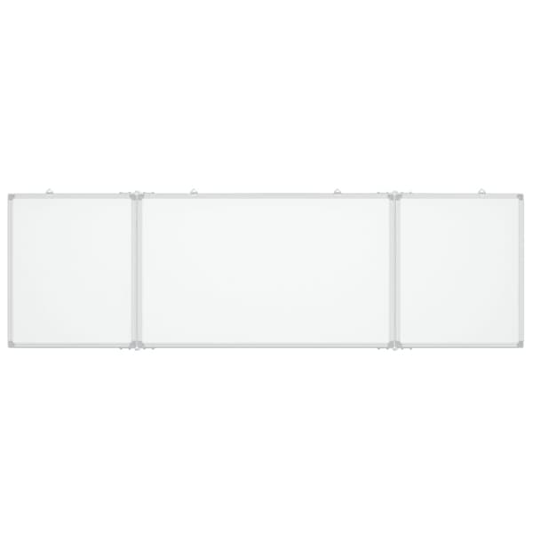 vidaXL Magnetisk tavle sammenleggbar 160x50x1,7 cm aluminium