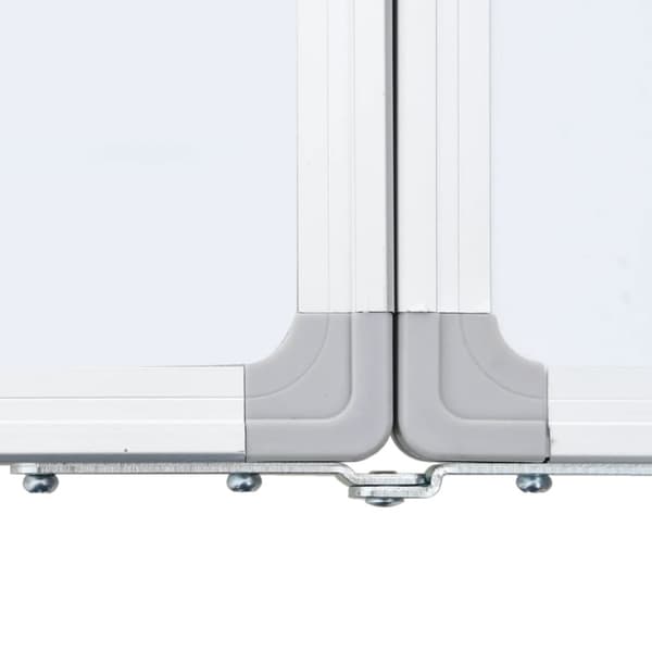vidaXL Magnetisk tavle sammenleggbar 160x50x1,7 cm aluminium