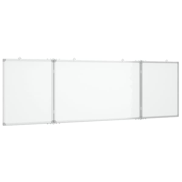 vidaXL Magnetisk tavle sammenleggbar 160x50x1,7 cm aluminium