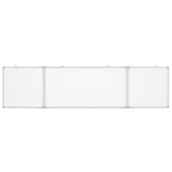 vidaXL Magneettinen taitettava tussitaulu 160x40x1,7 cm cm alumiini
