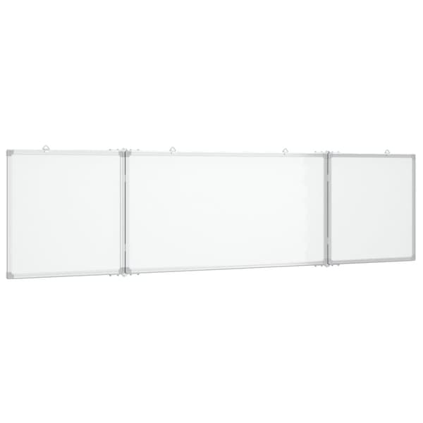 vidaXL Magneettinen taitettava tussitaulu 160x40x1,7 cm cm alumiini