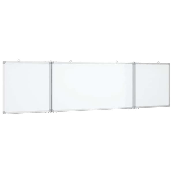 vidaXL Magneettinen taitettava tussitaulu 160x40x1,7 cm cm alumiini