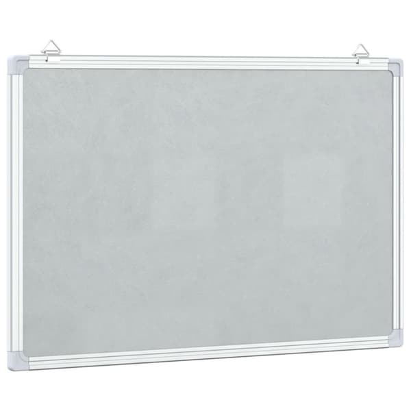 vidaXL magnetisk whiteboard 60x40x1,7 cm aluminium