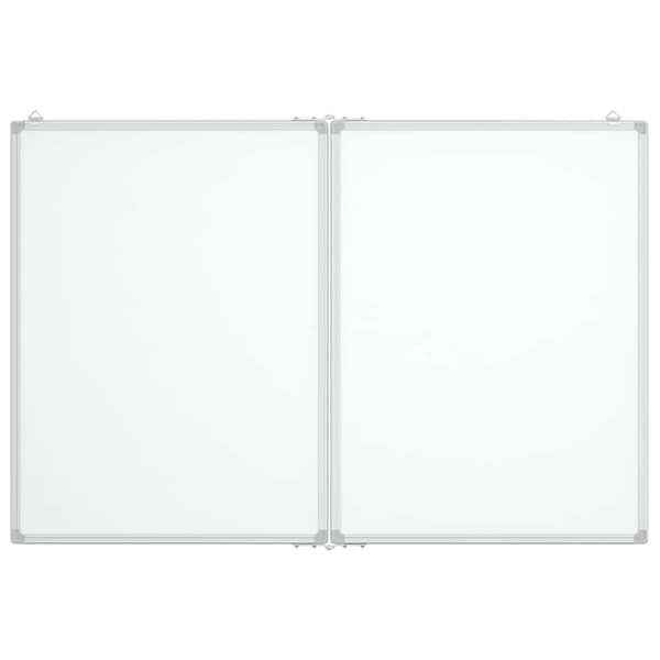 vidaXL Magnetisk tavle sammenleggbar 100x80x1,7 cm aluminium