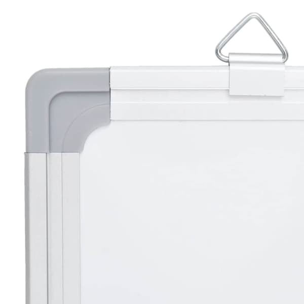 vidaXL Magnetisk tavle sammenleggbar 100x80x1,7 cm aluminium