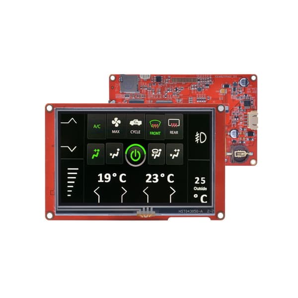 Nextion Intelligent Display 4,3" 480x272 NX4827P043-011R Resistivt Touchpanel