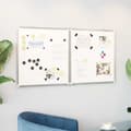 Miniatyrbild 1 av 2: Magnetisk whiteboard hopfällbar 120x60x1,7 cm aluminium