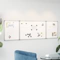 Miniatyrbild 1 av 2: Magnetisk whiteboard hopfällbar 200x60x1,7 cm aluminium