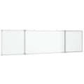 Miniatyrbild 2 av 2: Magnetisk whiteboard hopfällbar 200x50x1,7 cm aluminium