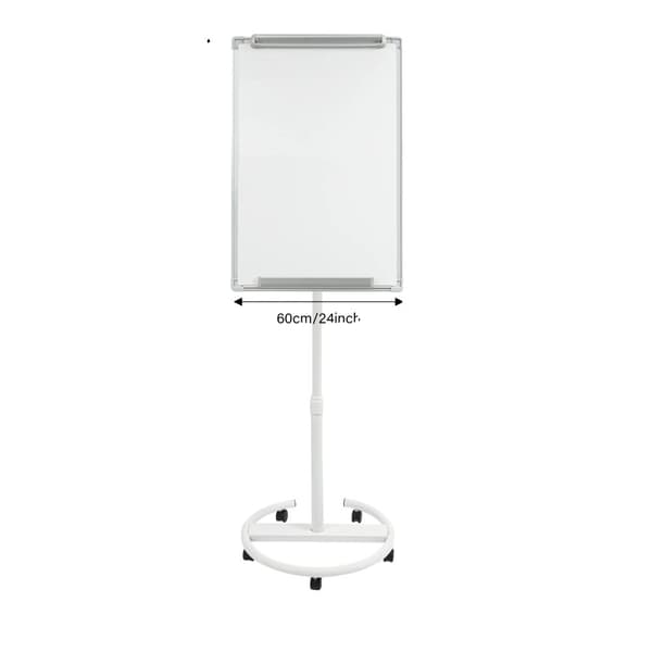Höj- och sänkbar whiteboard, bärbar magnetisk design, multifunktionell användning,VIT