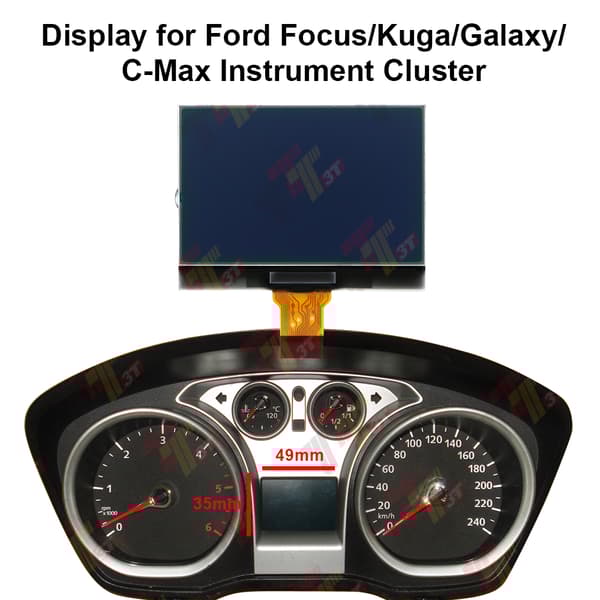 Display för instrumentpanel, passar flera Ford-modeller, enkel installation