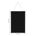 Miniatyrbillede 2 af 2: LED Beskedtavle, Sletbar Skilt, 7 Farvebelysningsmuligheder,SortSort, 60x80cm